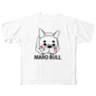 ハチ公前のMAROBULL フルグラフィックTシャツ