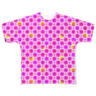 Purple PearlのPink citrus フルグラフィックTシャツ