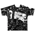 NORARI SHOPのTwilight train-black フルグラフィックTシャツ