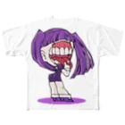 あやあすあの口だけ女ちゃん フルグラフィックTシャツ