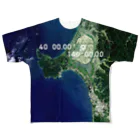 WEAR YOU AREの秋田県 南秋田郡 Tシャツ 両面 All-Over Print T-Shirt