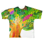 savaの生命宿るりんごの木 All-Over Print T-Shirt