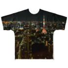 AYA’s Photography の東京の夜景 フルグラフィックTシャツ