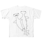 福野泰介のしゅもくざめ All-Over Print T-Shirt