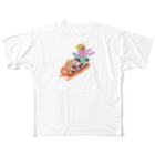 tomocco shopの動物ソリ All-Over Print T-Shirt