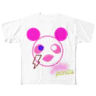 ༺ 🆈🆄🅽 ໘ 🅽🆃🅰༻のふーふーパンダTシャツ フルグラフィックTシャツ