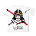 右近の御乱心ＳＨＯＰの御乱心フルグラフィックTシャツ海賊旗 All-Over Print T-Shirt