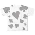 Candy Rockのトランプの葬列 All-Over Print T-Shirt