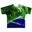 WEAR YOU AREの北海道 苫小牧市 Tシャツ 両面 All-Over Print T-Shirt