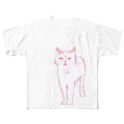 mercyのcat simple フルグラフィックTシャツ