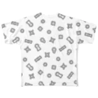 まろぽけっとのイロイロナ古墳（モノクロ） All-Over Print T-Shirt