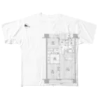 せやろがい！（office）の間取りズ♪ All-Over Print T-Shirt