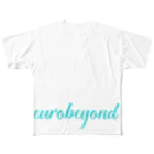 eurobeyonのeurobeyond　オリジナルロゴ フルグラフィックTシャツ