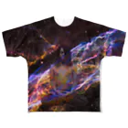 xsotaショップのspace yoga All-Over Print T-Shirt