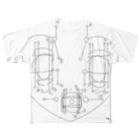 sAhALの図面少女 All-Over Print T-Shirt