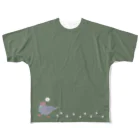 POPOPOPのPOPOPOP - 森の生活 フルグラフィックTシャツ