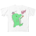 成瀬's SHOPの恐竜のきぃくん フルグラフィックTシャツ