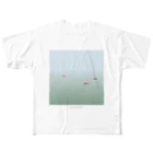 下妻FREEpER編集部の期間限定ロゴ＿応援額500円 All-Over Print T-Shirt