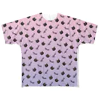 【公式】まるいねこのmeow 〜黒猫〜 All-Over Print T-Shirt