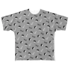 まるいねこのmeow ～白黒猫～ All-Over Print T-Shirt