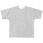 「いろはのいろ」アイテムショップのねこだらけのTシャツ All-Over Print T-Shirt