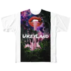 REBELLIONのwaterfall of love フルグラフィックTシャツ