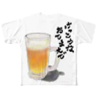 a-bow's workshop(あーぼぅズ ワークショップ)のBeer(けっこうなおてまえで : A) フルグラフィックTシャツ