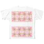 itisgoingwellの蝶々とお花 All-Over Print T-Shirt