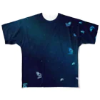 かにになりたいねのスペースばかお All-Over Print T-Shirt