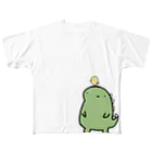 恐竜くんとひよこちゃん。の恐竜くんとひよこちゃん All-Over Print T-Shirt