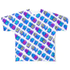 LalaHangeulのKorean Numbers フルグラフィックTシャツ All-Over Print T-Shirt