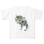 Yoshitaka-Nishigaki-SHOPのコラー獣VO.1 フルグラフィックTシャツ