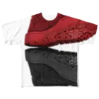 volhenaのsneakers parker フルグラフィックTシャツ