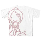 もじゃやまの水着の女の子 フルグラフィックTシャツ