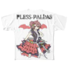 HitsujiのPLESS-PALLAS★那最ロゴ入り フルグラフィックTシャツ
