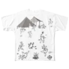 WAMI ARTの野営(キャンプ) All-Over Print T-Shirt