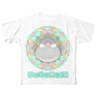 ゆ(　˙-˙　)ゆのすごもりシルバー文鳥さん All-Over Print T-Shirt