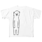 hacmotoの物憂げなしろくまの All-Over Print T-Shirt