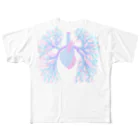 大高ポリンのパステル気管支樹 All-Over Print T-Shirt