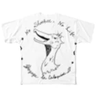 Voyage la CalopsitteのNo Shoebill, No Life. フルグラフィックTシャツ