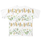 ごまーみんの寝っころジリス All-Over Print T-Shirt