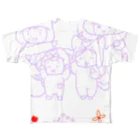 あやのラベンダー着ぐるみくん All-Over Print T-Shirt