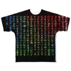 miyako's shop in SUZURIのスクラッチ般若心経 All-Over Print T-Shirt