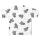 chippokeのトイプードル シルバーいっぱい All-Over Print T-Shirt