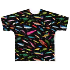 猫と釣り人のLURE_CK_FGT All-Over Print T-Shirt