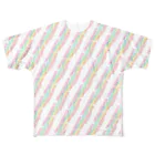 DREAM BREAKERオリジナルグッツのDREAM BREAKERカラフルロゴデザイン フルグラフィックTシャツ