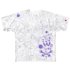 ERIKOERIN ART SHOPのLC314W海図ー光菫ー All-Over Print T-Shirt