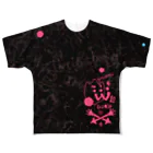 ERIKOERIN ART SHOPのLC314W海図ー夜桃ー All-Over Print T-Shirt