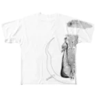 禅和庵の孔雀 All-Over Print T-Shirt