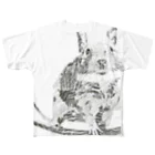 でぐんちゅのスケッチデグー All-Over Print T-Shirt